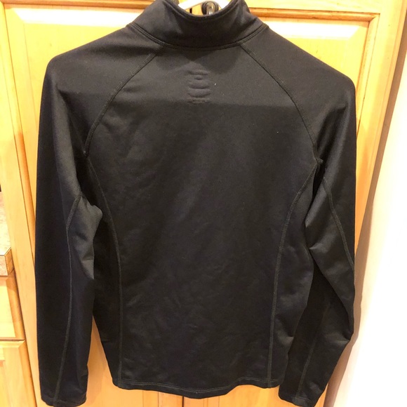 Black quarter zip athletic warm up jacket - Picture 4 of 4